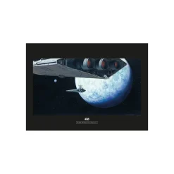 KomarWandbild Star Wars Classic Hoth Orbit 50x40 cm