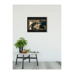 KomarWandbild Star Wars Classic Vader Luke Hallway 50x40 cm
