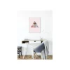 KomarWandbild Triangles Top Red 50x70 cm