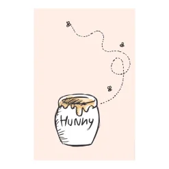 KomarWandbild Winnie the Pooh Hunny Pot 40x50 cm