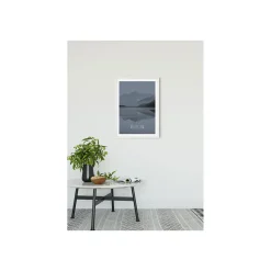 KomarWandbild Word Lake Reflection Steel 50x70 cm