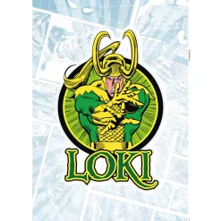 KomarWandtattoo Loki Comic Classic 50x70 cm
