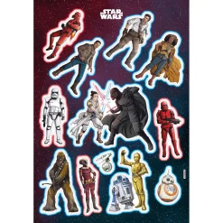 KomarWandtattoo Star Wars Heroes Villains 50x70 cm