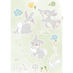 KomarWandtattoo Thumper in the Garden 50x70 cm