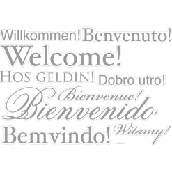 KomarWandtattoo Welcome 50x70 cm
