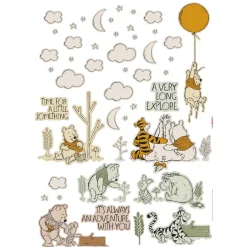 KomarWandtattoo Winnie the Pooh Woodland 50x70 cm