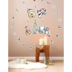 KomarWandtattoo Winnie the Pooh Christmas 50x70 cm