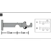 Kombiträger 2lfg offen 16mm schwarz
