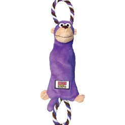 KONG Hundespielzeug Tugger Knots Affe lila 36 cm