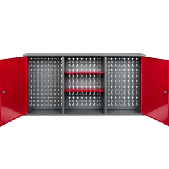 Kreher Metall-Werkstattschrank 120 x 60 x 19 cm rot