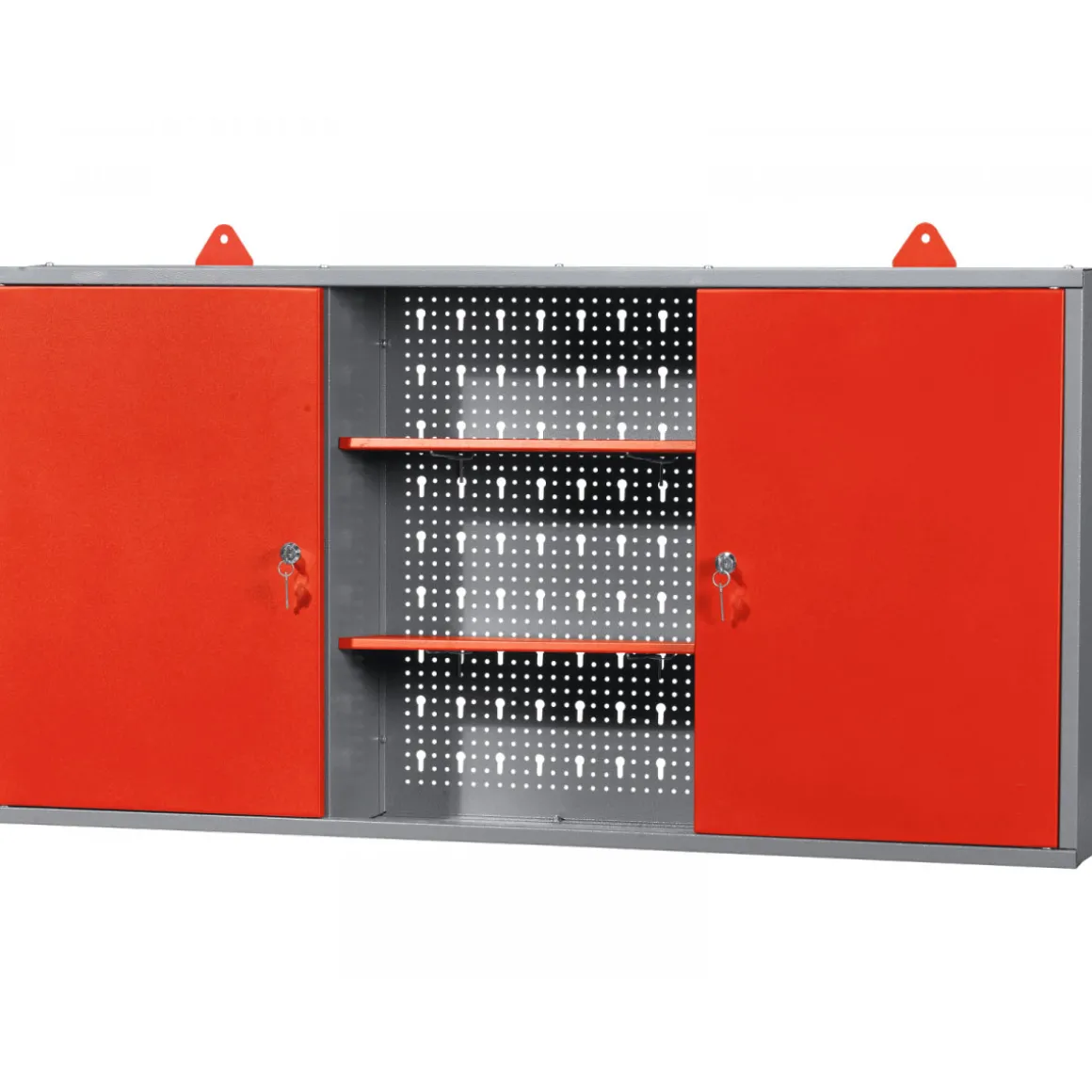 Kreher Metall-Werkstattschrank 120 x 60 x 19 cm rot