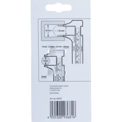 Krone Knopfmaß 100 mm
