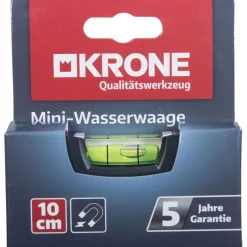 Krone Mini-Wasserwaage 10 cm magnetisch