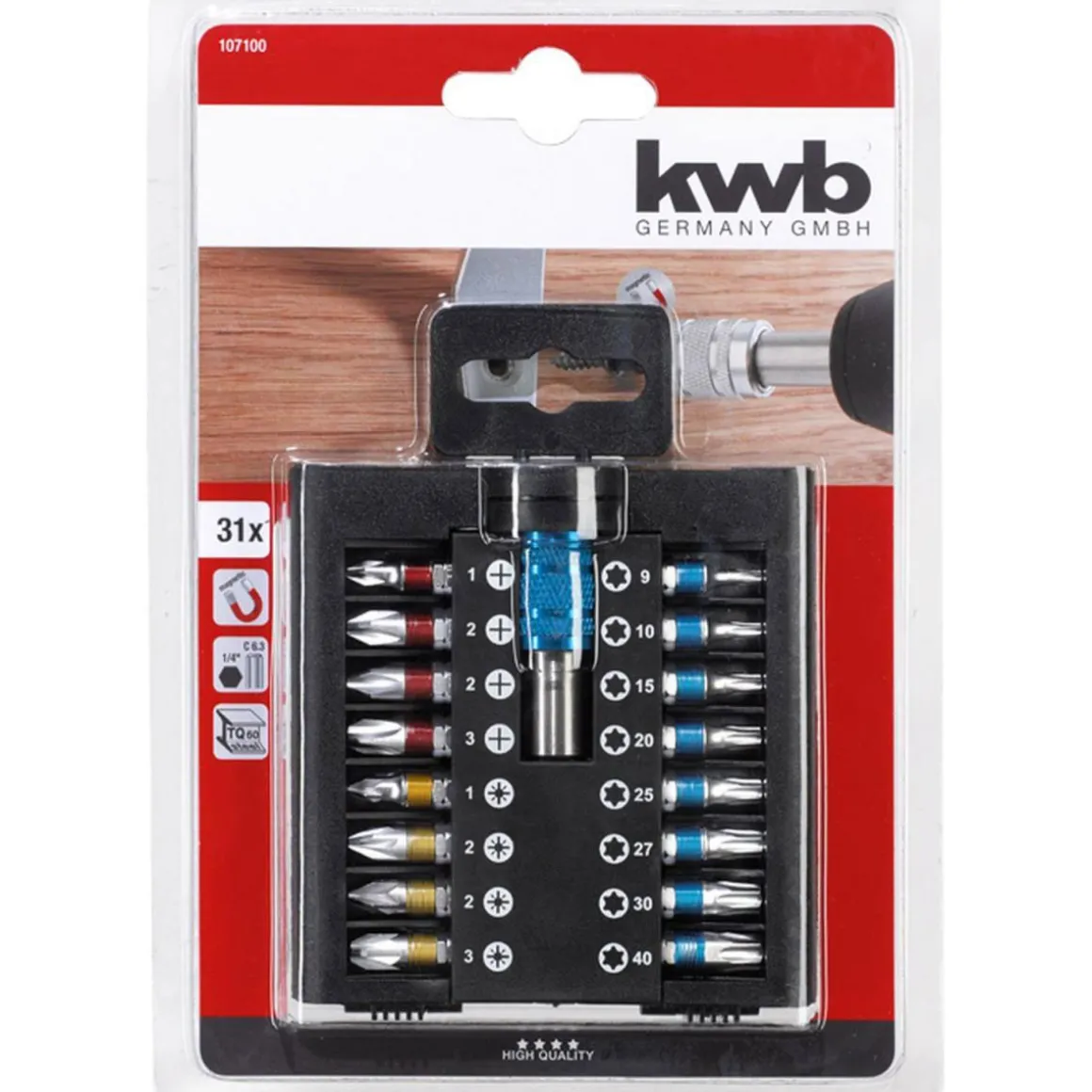 kwbBit-Set 31 teilig