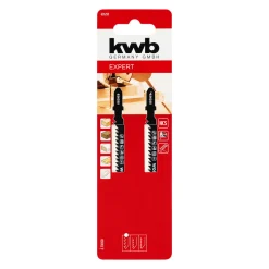 kwb HCS-Stichsägeblätter mit T-Schaft für Holz extralang 2-tlg. 115 mm