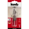 kwbHolzspiralbohrer-Set mit Aufstecksenker und Tiefenstop 3 teilig Durchmesser 3 mm