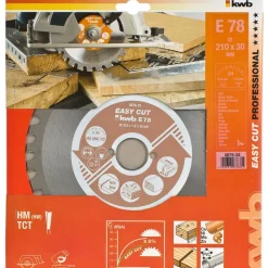kwbKreissägeblätter Easy Cut für Handkreissägen Durchmesser 210x30 mm