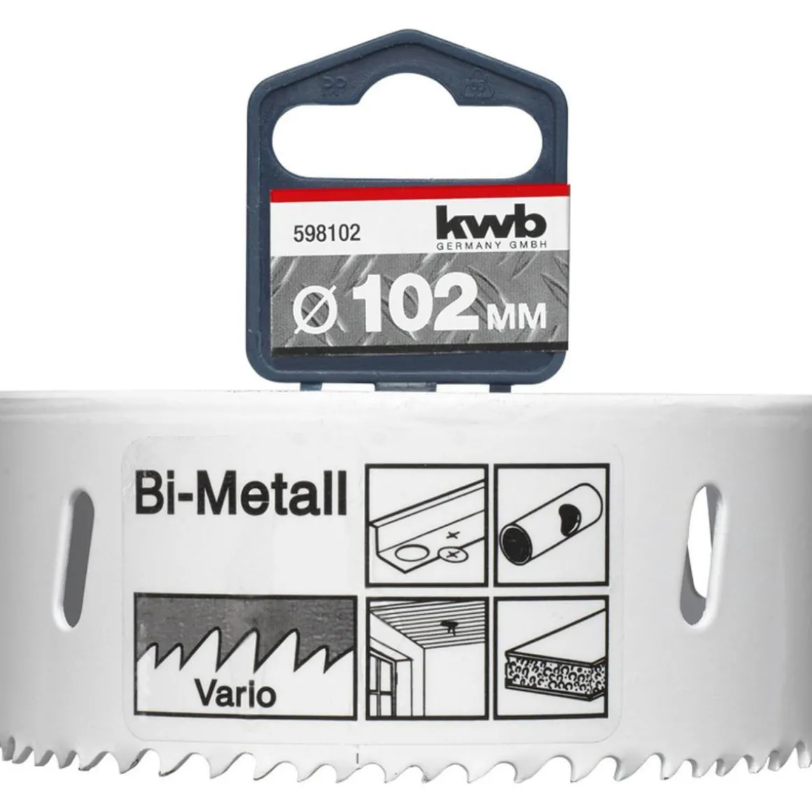 kwbLochsäge Durchmesser 102 mm