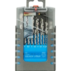 kwbSpiralbohrer Silver Star 19 teilig