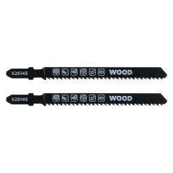 kwb Stichsägeblätter Down-Cut HCS-mit T-Schaft für Holz fein 2-tlg. 100 mm