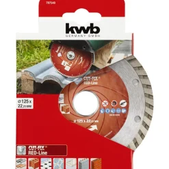 kwbTrennscheiben Cut-Fix Red-Line Diamant Durchmesser 125 mm
