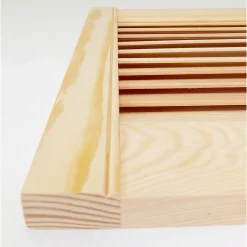 Lamellentür 69,0 x 49,4 x 2 cm Kiefer massiv
