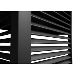 Lamellenwand 300-Serie anthrazit 0,9 x 2,4 m
