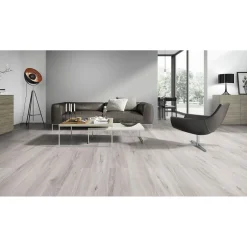 Laminat Home 4V 731-4 Eiche gebuerstet grau 1286 x 194 x 7 mm