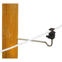 Langstiel-Ringisolator schwarz 10 Stück