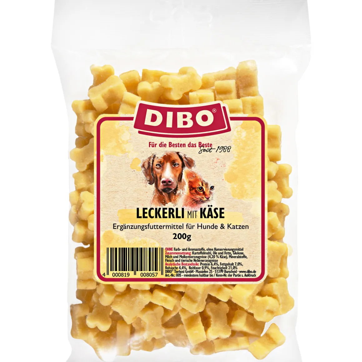 Leckerli mit Käse 200 g
