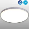 LED Deckenleuchte Garda D 28 cmH 5,5 cm, weiss satiniert