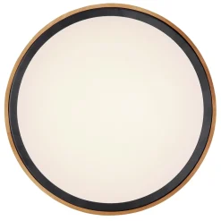 LED DL Bruno D43,7cm holz-schwarz24W 1000lm CCT3000/4500/6000K