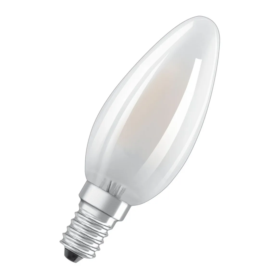 LED Kerze E14 250lm 4.000K25 W Ersatz kaltweiss Filament matt