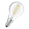 LED Tropfen E14 470lm 4.000K 40 WErsatz kaltweiss Filament klar
