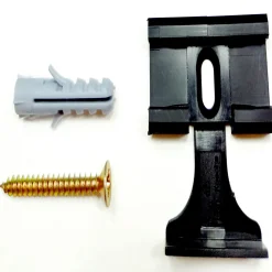 Leisten-Clips schwarz 3,3 x 3,4 x 0,8 cm 30 Stk.