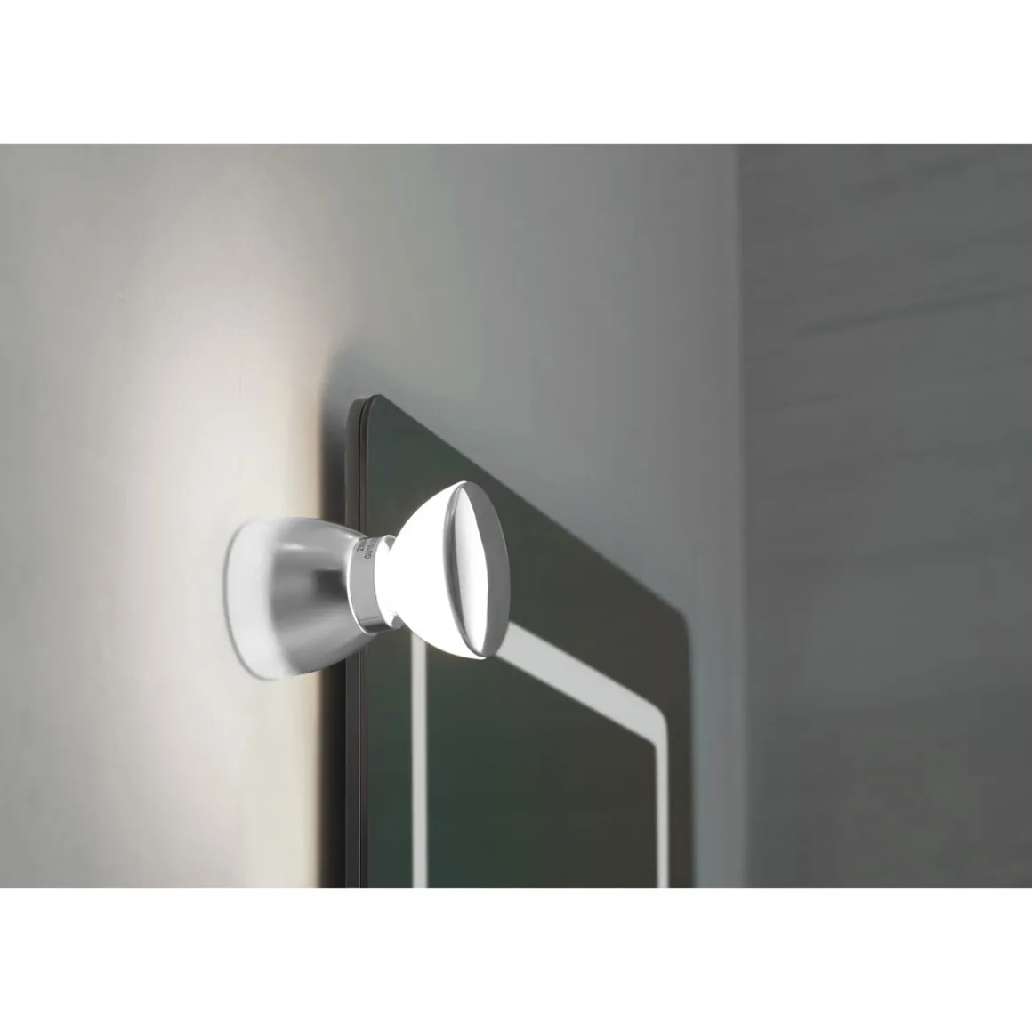 Lightme Badleuchte Aqua IP 44 Kopfspiegelleuchte Chrom