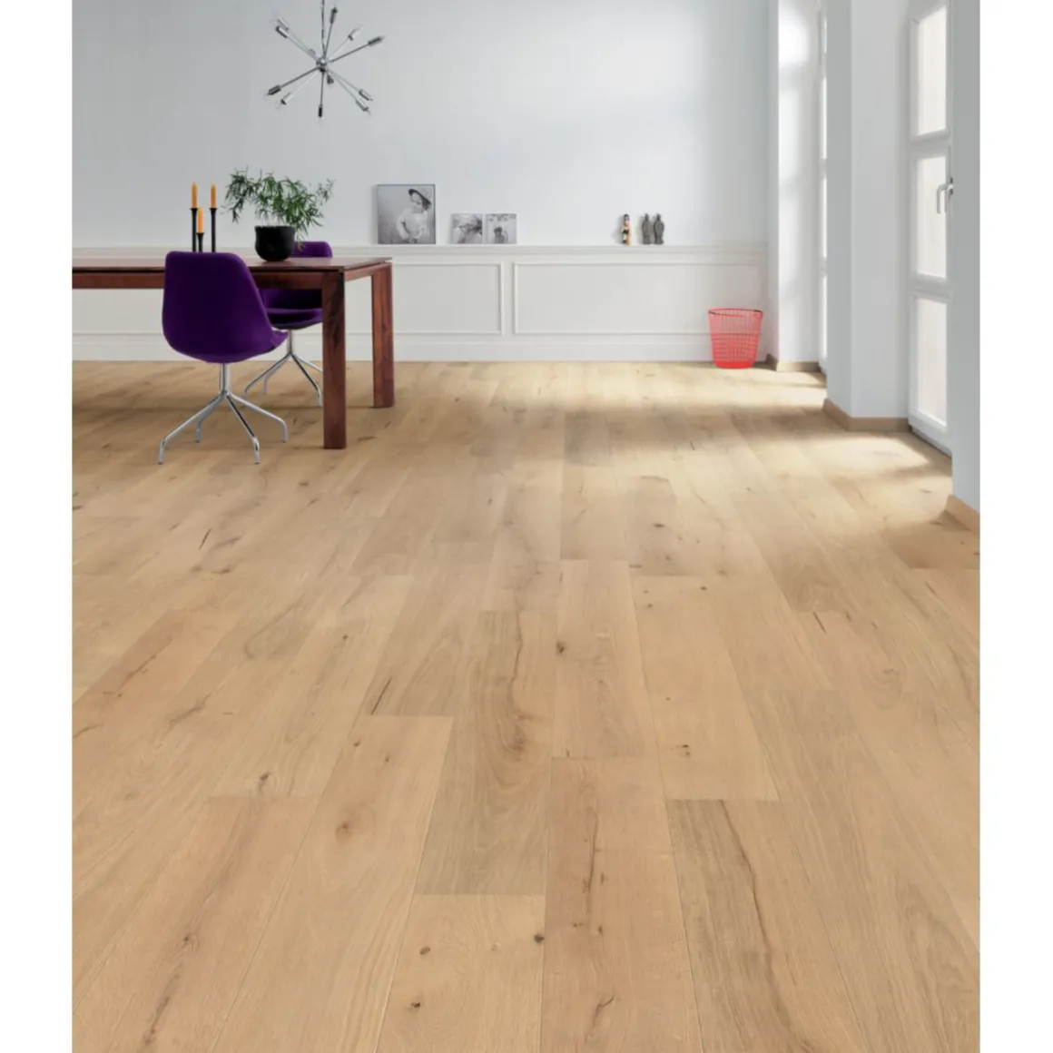 Living by HARO Parkett Schiffsboden 11mm 2V Eiche pure strukturiert Naturöl