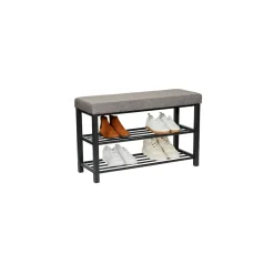 LOFT Schuhregal mit Sitzbank