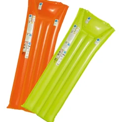Luftmatratze 2 Luftkammern 177 x 60 cm sortiert orange oder grün