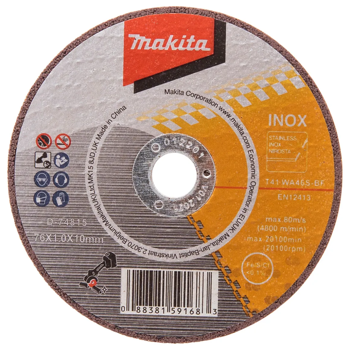 Makita Trennscheibe 76x1x10mm