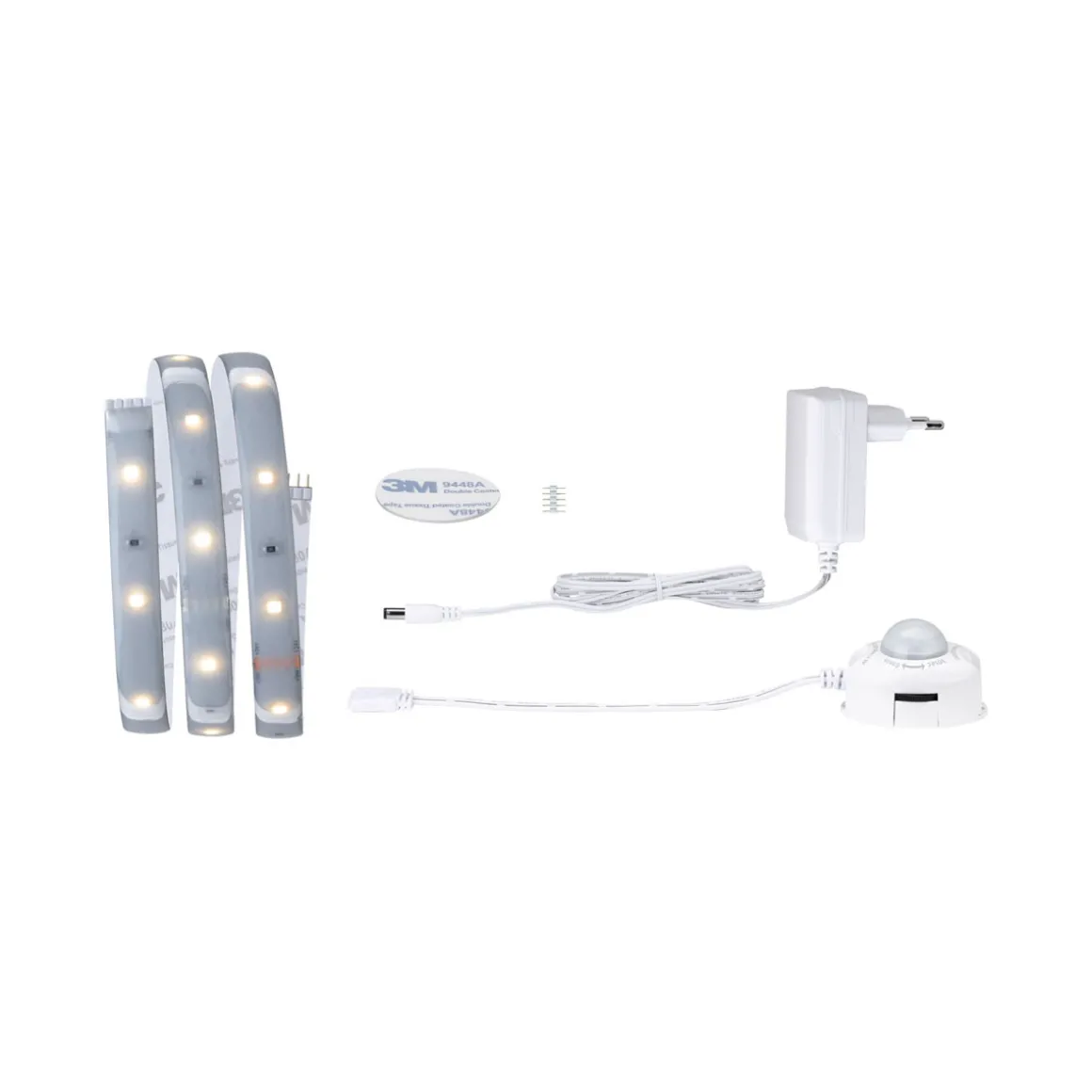 MaxLED 250 Comfort Set Bett 1m Warmweiss2700K Protect Cover IP44 4W 24V Silb