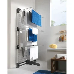 Metaltex Turm-Wäschetrockner Ciclone Vario 78 x 137 x 68 cm silber