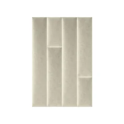 Mollis Polsterpaneele beige 60 x 15 cm