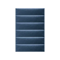 Mollis Polsterpaneele blau 60 x 15 cm