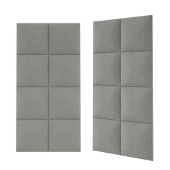 Mollis Polsterpaneele grau 30 x 30 cm