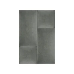Mollis Polsterpaneele grau 60 x 30 cm