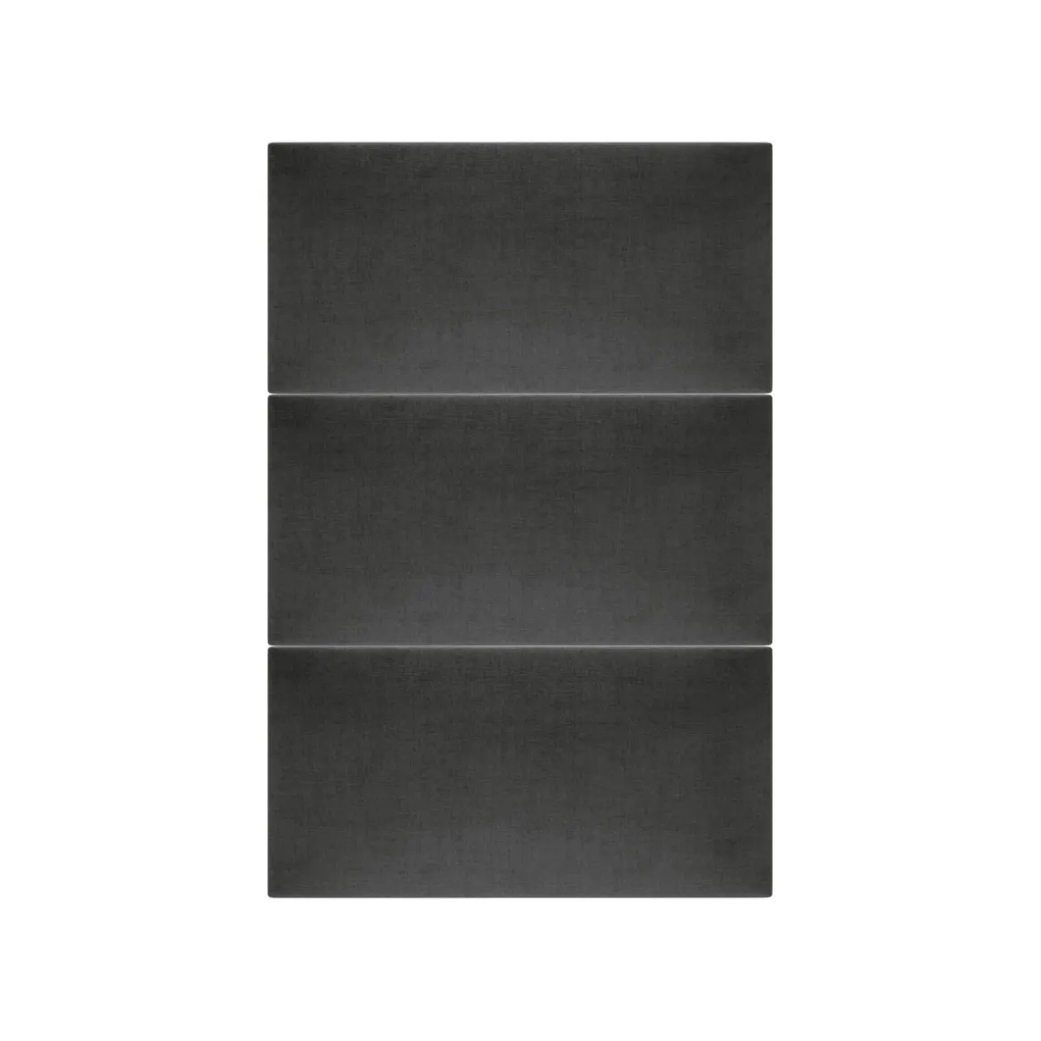 Mollis Polsterpaneele schwarz-grau 60 x 30 cm