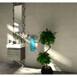 Mosaikfliese Nero Mix getrommelt 30,5 x 30,5 cm