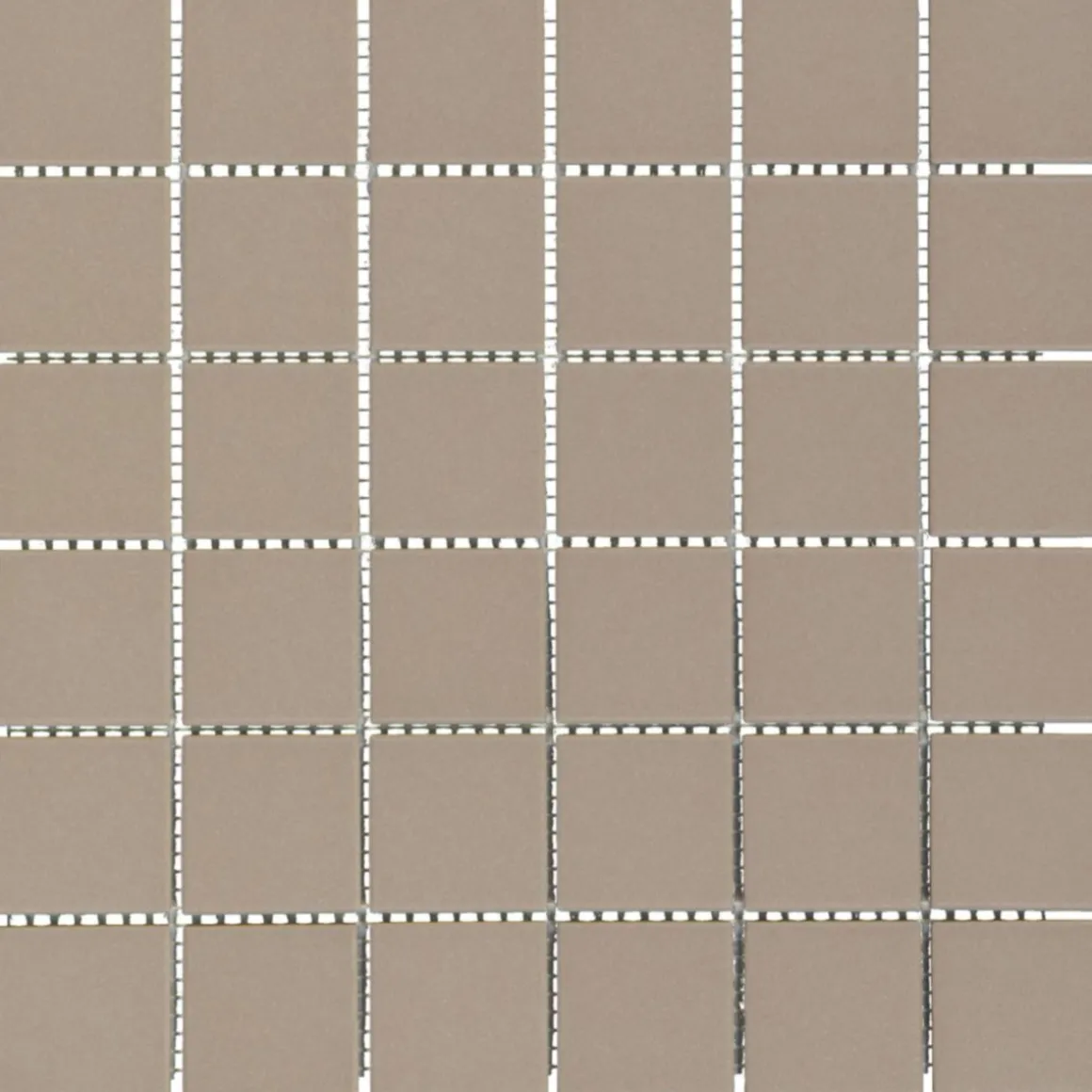 Mosaikfliese Vitra Uni Dark Mink 30 x 30 cm