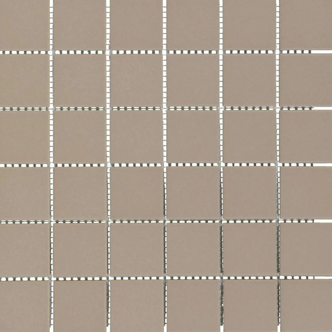 Mosaikfliese Vitra Uni Dark Mink 30 x 30 cm